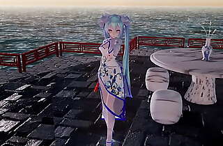 ?MMD?&rarr_ tube -Send to Chum around with annoy Lit up Moon ( Miku ) - 4KUHD -
