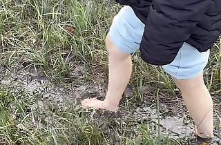 Muddy Feet in a Swampy Bog