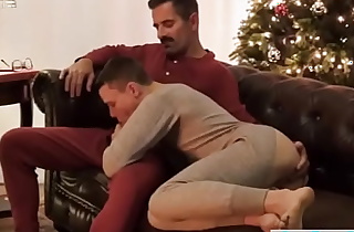 Hush, you don't want Santa to hear you- GayFamSex porn 