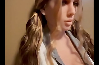 Sex doll in pigtails