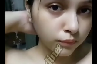 Teen girl Smruti massage boobs