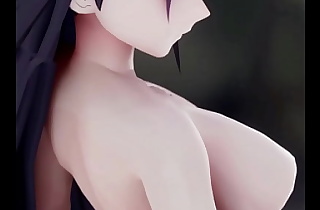 Raiden Mei Honkai Impact Hentai Sex Doggy Style with Otoko Mask Dark Purple Hair Color Edit Smixix