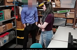 BustedThiefs - BBW teen shoplifter busted and fucked by a LP officer - Amilia Onyx