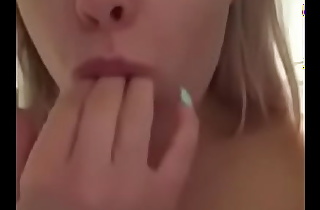 Sexy Whore Gagging Herself #3