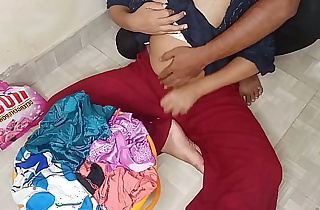 Newley Married Bahu gets XNXX fuck by Jeth-Ji with help in washing clothes