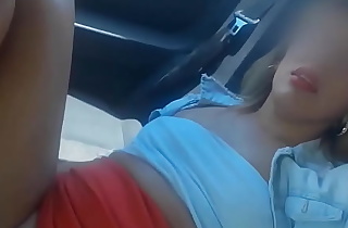 Filming a stranger fingering my creamy pussy in his car while driving. Am I a slut?
