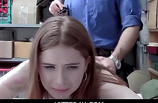 Lifter4K -Petite Redhead Teen Thief Fucked in Doggystyle by Mall Guard