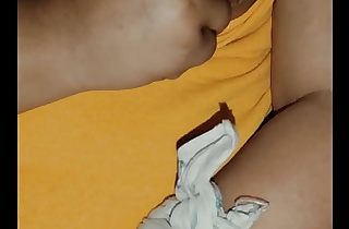 Desi Girl pressing boobs and Fingering ASMR