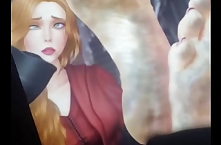 Scarlet Witch Dirty Soles Cumtribute