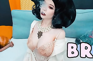 Cute Boobs On This Goth Chick...