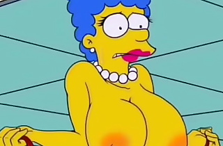 Marge Simpson enseña pechos (castellano)