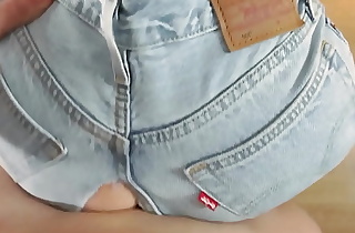 Fetish Levi's jeans - cum snorting - fucked with jeans on - face fucking- piss all over her jeans