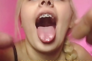 13. Teen braces slave slut Throat and Sniffing 2 cocks ( preview ) - SNIFFINGSLUTS