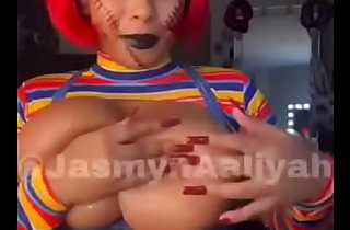 Jasmyn Aaliyah showing boobs for the first time
