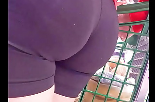 Candid booty pawg big ass in volleyball leggings shorts