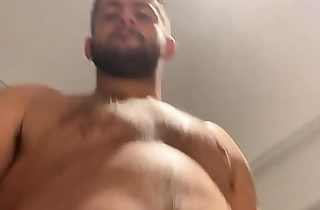 VERBAL ALPHA SHOW OFF NAKED COCK AND HAIRY BALLS