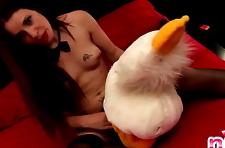 Lesbian Nina showcasing her sexy body Seductive Nude