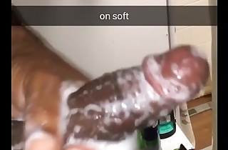 Playing with dick in shower
