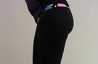 These yoga pants are really nice and tight JOI