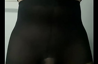 femboy bubble butt ripped pantyhose