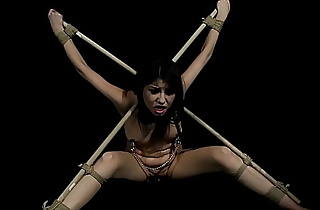 Mongolian 20 yo. beauty is the new slut, in Master's dungeon. Part 1. Sensual domination, and obedient cock sucking.