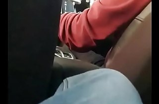 Pulling my 8.5xxx cock out in my UBER he has no idea