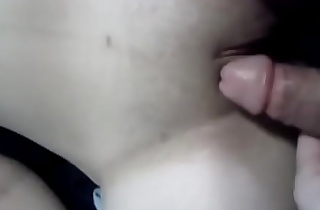 Sexy 18 year old Latina sucking cock and letting guy cum inside her pussy