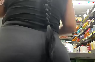 Fat ass Spanish leggings wow huge ass is it real or fake I wants to grab it