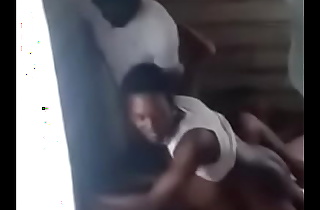 Guyanese black teen gangbang with the dunce thugs