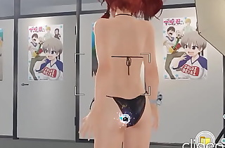 sexy gameplay Kanna oni de pecho plano y buen culo mostrando su sexy cuerpo petite