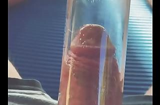 Pumping my thick cock up to 7.5 inches Oct 2022 Gains Fleshlightman1000