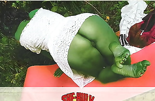 She Hulk XXX parody - She Hulk Naked Takes A Shower