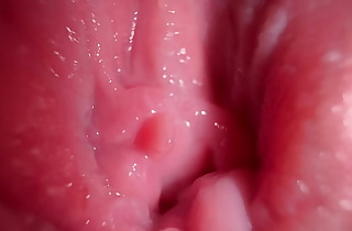 Extremely close up pussy spread and dirty talk
