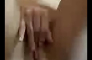 My  sexy woman sent a video of her fingering ger hot cunt