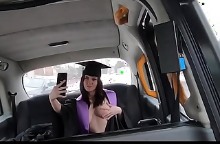 Fucking a college girl on her way to graduation ceremony - Melany Mendes