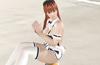 gameplay Kazumi doaxgirl maid semi-desnuda rebotando