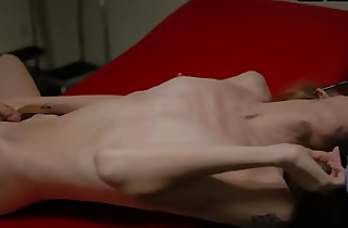 Skinny TS sucks doctors cock before enjoying bareback anal