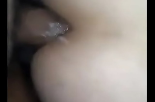Bare backing a sissy white boy with a phat wet ass