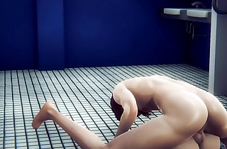 Genshin Impact Yaoi Femboy - Venti suck and bareback in a public toilet - Sissy crossdress Japanese Asian Manga Anime Film  Game Porn Gay