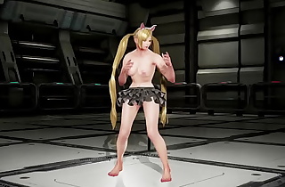 Lucky Chloe Nude with skirt and poses