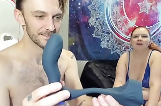 Prostate Massager with Cock Ring Unboxing with Jasper Spice and Sophia Sinclair