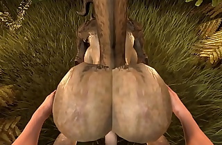 Deathclaw gets her thick ass pounded