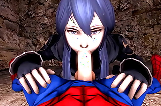 lucina makes loves to spiderman
