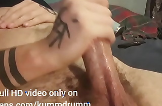 Edging this big cock for an hour until I blind you with my seed