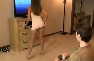 HotWifeRio TANNED MOTHER CATCHES Lass Wanking TO HER VIDEO xxx video  BANGS