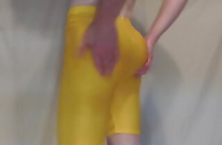 Oiled Lily-livered Lycra Rip-Out - LycraAirfucker