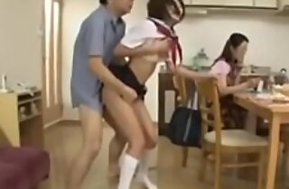 Japanese Schoolgirl can't stop cumming