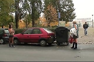 Old granny prostitute is picked up added to fucked