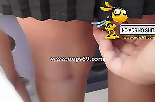 Upskirt draw up near groping / pulsation groping videos