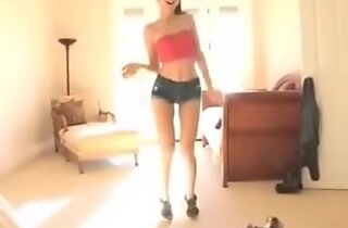 Adorable Dead Chested Legal time teenager Dancing And Stripping